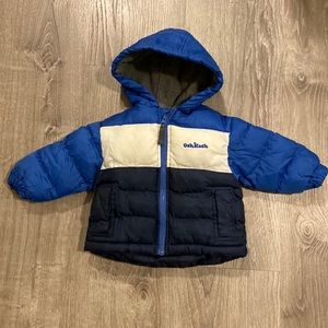 OSH KOSH Baby boys blue winter puffer jacket